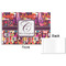 Abstract Music Disposable Paper Placemat - Front & Back
