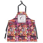 Abstract Music Apron Without Pockets w/ Name and Initial