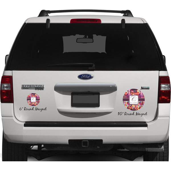 Abstract Music Personalized Car Magnets on Ford Explorer