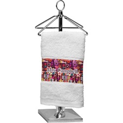 Abstract Music Cotton Finger Tip Towel (Personalized)