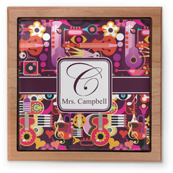 Abstract Music Pet Urn w/ Name and Initial