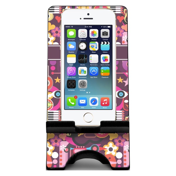 Abstract Music Phone Stand w/ Phone