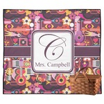 Abstract Music Outdoor Picnic Blanket (Personalized)