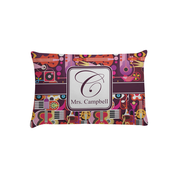 Custom Abstract Music Pillow Case - Toddler (Personalized)