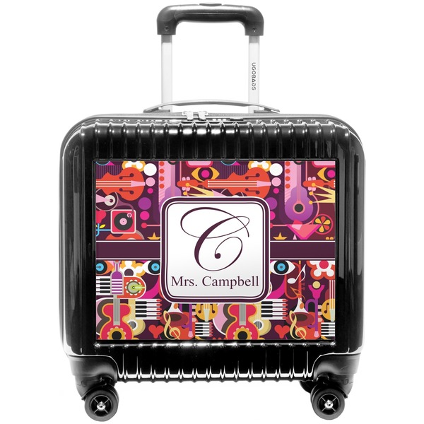 Custom Abstract Music Pilot / Flight Suitcase (Personalized)
