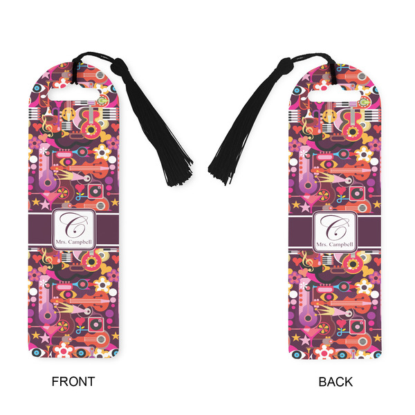 Abstract Music Plastic Bookmarks - Approval