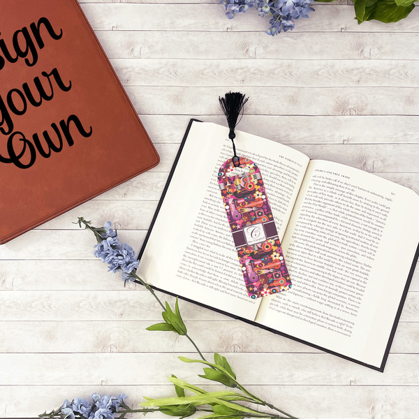 Abstract Music Plastic Bookmarks - In Context