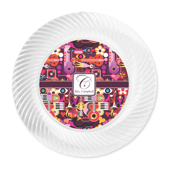 Abstract Music Plastic Party Dinner Plates - Approval
