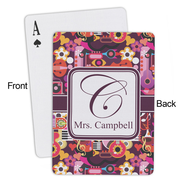 Abstract Music Playing Cards - Approval