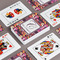 Abstract Music Playing Cards - Front & Back View