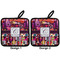 Abstract Music Pot Holders - Set of 2 APPROVAL