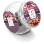 Abstract Music Puppy Treat Jar (Personalized)