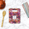 Abstract Music Rectangle Trivet with Handle - LIFESTYLE