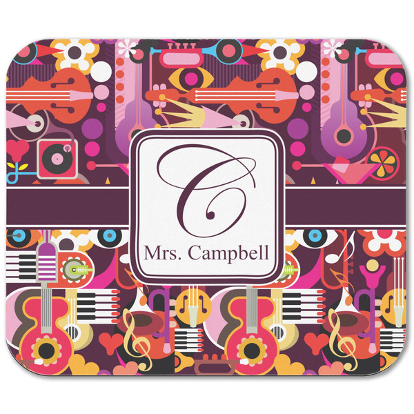 Abstract Music Rectangular Mouse Pad - APPROVAL