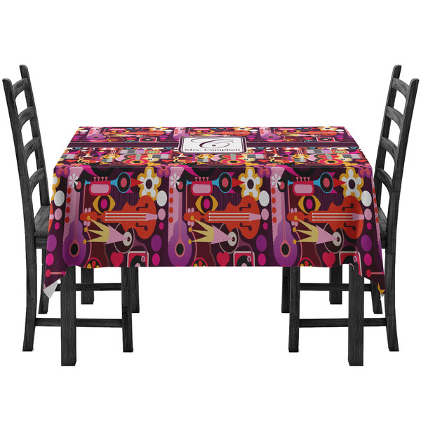 Custom Abstract Music Tablecloth (Personalized)