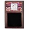 Abstract Music Red Mahogany Sticky Note Holder - Flat