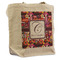 Abstract Music Reusable Cotton Grocery Bag - Front View