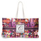 Abstract Music Large Tote Bag with Rope Handles (Personalized)