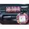 Abstract Music Round Luggage Tag & Handle Wrap - In Context
