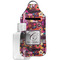 Abstract Music Sanitizer Holder Keychain - Large with Case