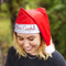 Abstract Music Santa Hat - Lifestyle 2 (Emily)