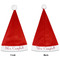 Abstract Music Santa Hats - Front and Back (Double Sided Print) APPROVAL