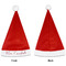 Abstract Music Santa Hats - Front and Back (Single Print) APPROVAL