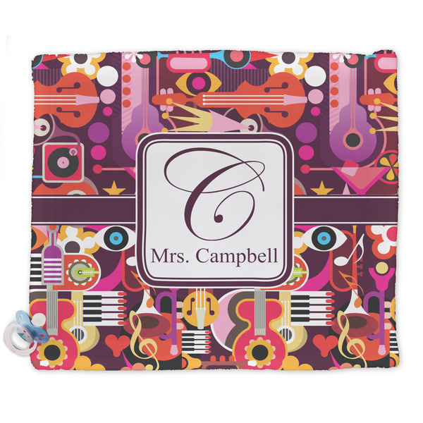 Custom Abstract Music Security Blankets - Double Sided (Personalized)
