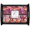 Abstract Music Serving Tray Black Large - Main