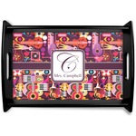 Abstract Music Wooden Tray (Personalized)
