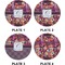 Abstract Music Set of Appetizer / Dessert Plates (Approval)