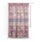 Abstract Music Sheer Curtain With Window and Rod