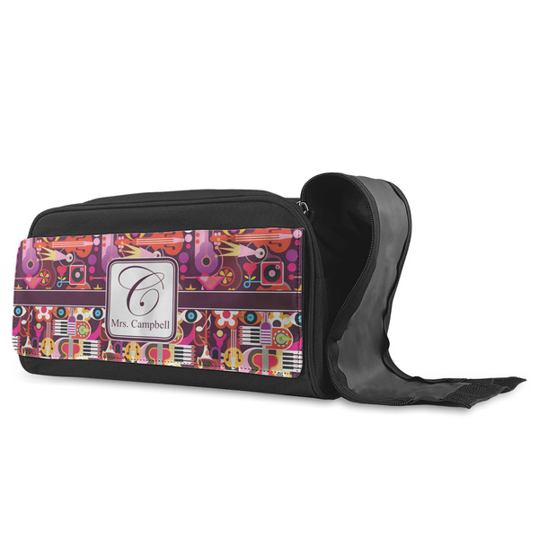 Abstract Music Shoe Bags - ANGLE (Open)