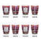 Abstract Music Shot Glass - White - Set of 4 - APPROVAL