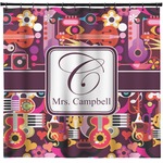 Abstract Music Shower Curtain - Custom Size (Personalized)