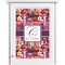 Abstract Music Single White Cabinet Decal