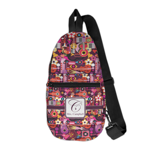 Custom Abstract Music Sling Bag (Personalized)