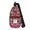 Abstract Music Sling Bag - Front View