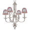 Abstract Music Small Chandelier Shade - LIFESTYLE (on chandelier)
