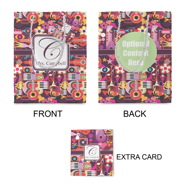 Abstract Music Small Gift Bag - Approval