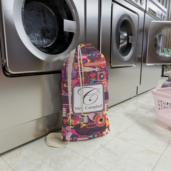 Abstract Music Small Landry Bag - In Context