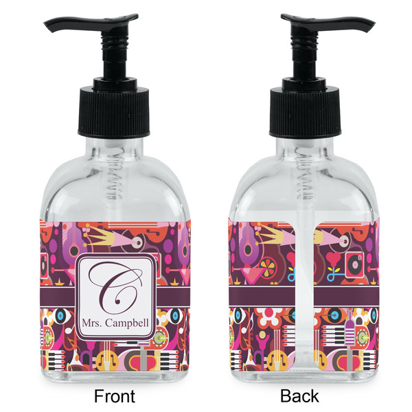 Abstract Music Glass Soap/Lotion Dispenser - Approval