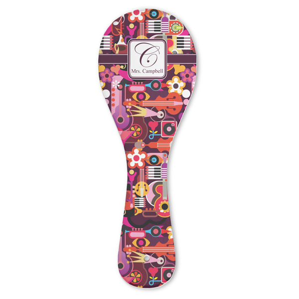 Custom Abstract Music Ceramic Spoon Rest (Personalized)