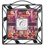 Abstract Music Square Trivet (Personalized)