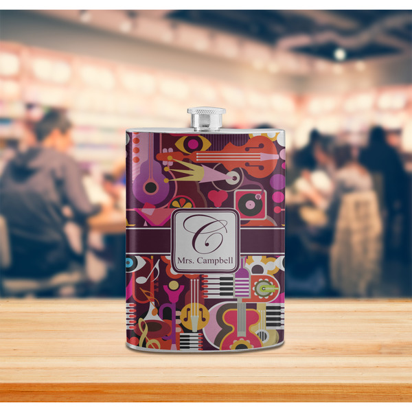 Abstract Music Stainless Steel Flask - LIFESTYLE 2