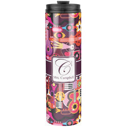 Abstract Music Stainless Steel Skinny Tumbler - 20 oz (Personalized)
