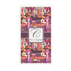 Abstract Music Guest Towels - Full Color - Standard (Personalized)