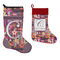 Abstract Music Stockings - Side by Side compare