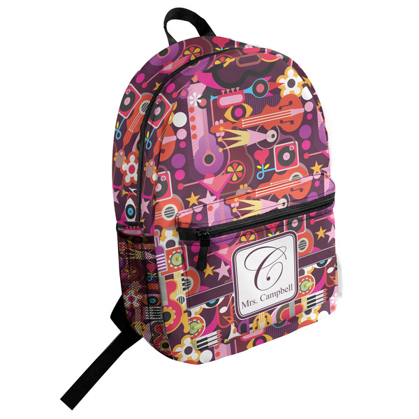 Custom Abstract Music Student Backpack (Personalized)