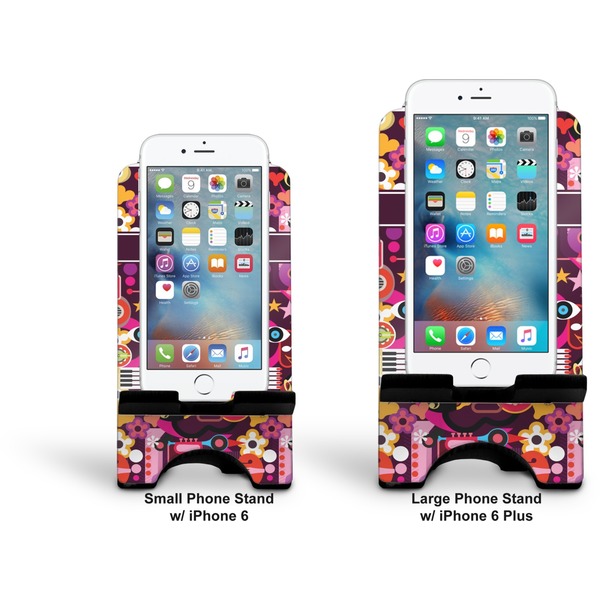 Abstract Music Stylized Phone Stand - Comparison